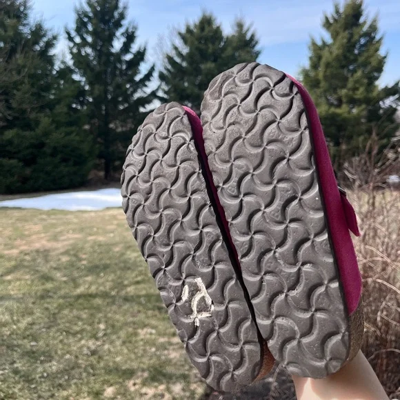 Birkenstock Boston fuchsia hot pink soft foot bed clog mules 38 7.5 shoes - Picture 6 of 11